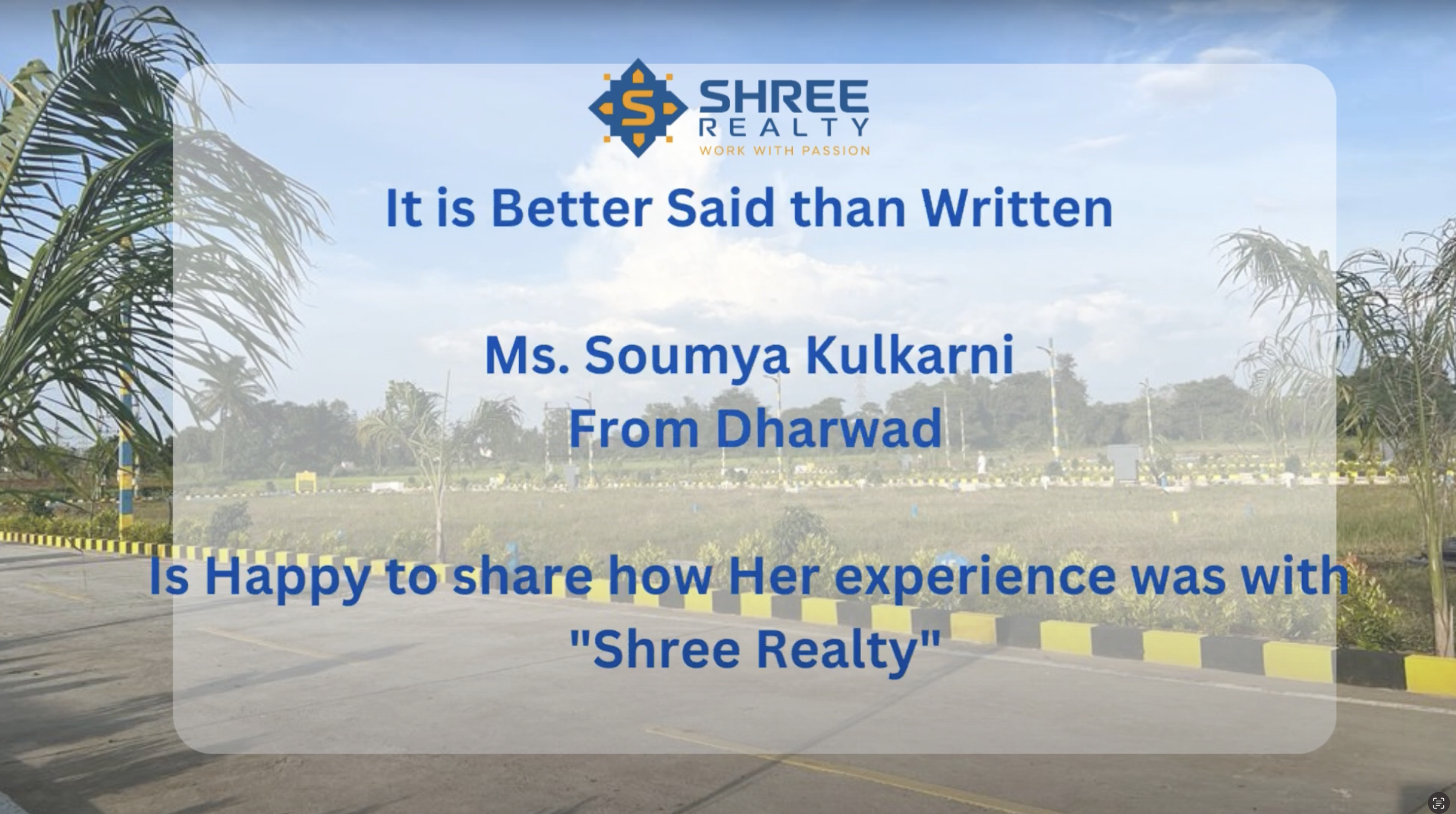 Our happy customer Ms.Soumya Kulkarni